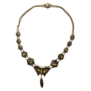 Vintage Japanese Butterfly necklace